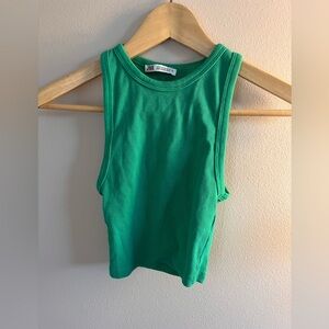 Zara Ribbed Sleeveless Top
